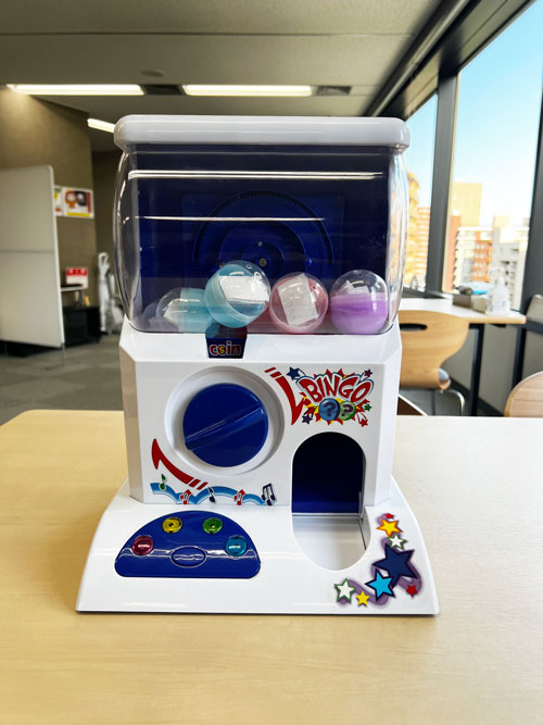 イベントで使用したガチャガチャの画像