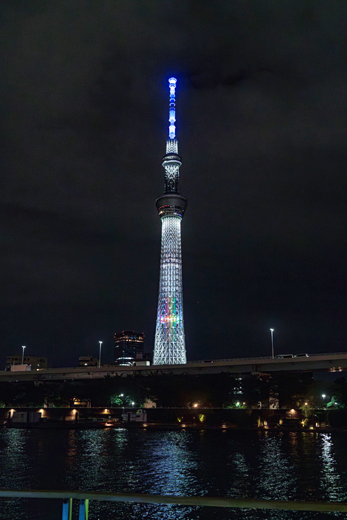 屋形船から見るスカイツリー