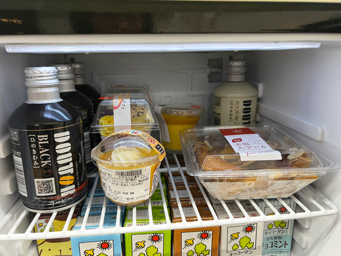 イベント会場に並べられたスイーツ